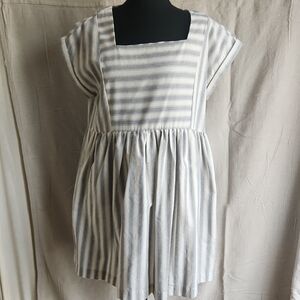 Striped Gray Dress